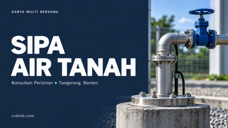 Jasa Pengurusan SIPA Air Tanah di Tangerang Banten | Karya Multi Bersama